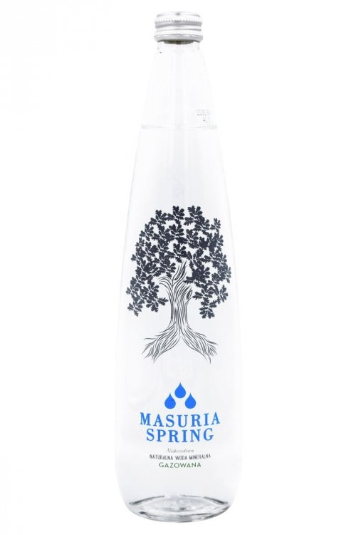 Woda MASURIA SPRING GAZOWANA (0,75 l)