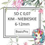 5D C 0,07 6-12mm BasicPro Paleta Mix Promień Niebieski / Kępka Czarna - KIM
