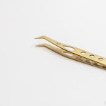 Pęseta do rzęs K2 - lekka ergonomiczna pęseta do stylizacji rzęs