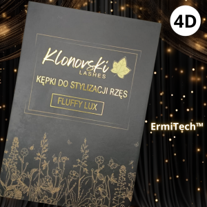 4D C 0,07 6-12 mm  FLUFFY LUX Paleta Mix 600 kępek 