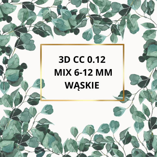 3D CC 0.12 PALETA MIX 6-12 MM WĄSKIE XL