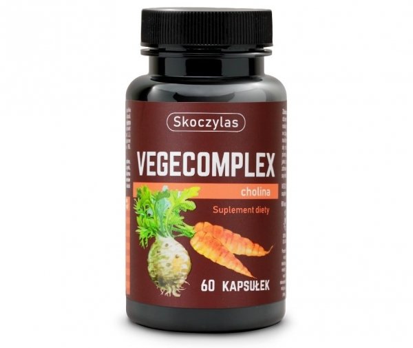 Vegecomplex cholina multiwitamina Vege 60 kapsułek suplement diety Skoczylas
