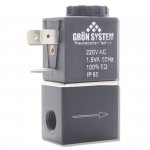 Elektrozawór GRUN SYSTEM 230V 1/8 cala z przewodem  (1.5W)
