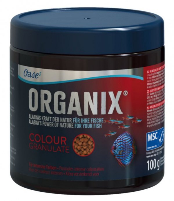 Oase Organix Colour Granulate 250ml - pokarm granulki dla ryb wybarwiający