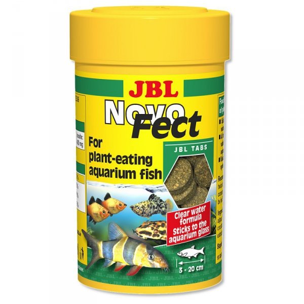 JBL NovoFect 100ml - pokarm w tabletkach dla roślinożernych ryb akwariowych
