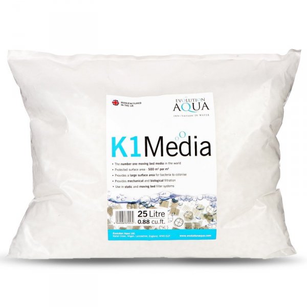 Evolution Aqua K1 Media 25l - ruchomy wkład filtracyjny &quot;Kaldnes&quot;
