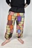 Bawełniane spodnie typu patchwork