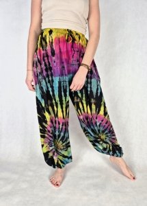 Klasyczne spodnie tie dye
