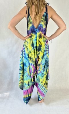 K9 - Kombinezon Tie Dye z tkaniny bambusowej