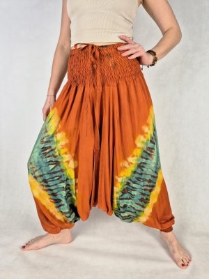 Szarawary alladynki tie dye