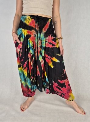 Szarawary alladynki tie dye