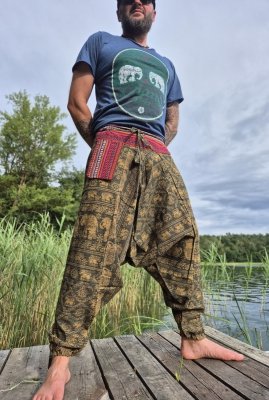 Orientalne i stylowe szarawary - bawełna