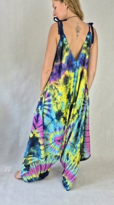 K9 - Kombinezon Tie Dye z tkaniny bambusowej
