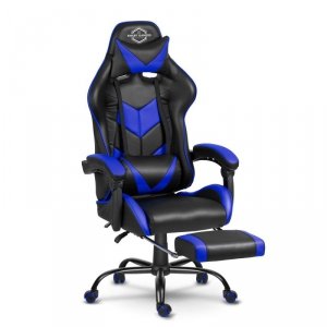 Fotel biurowy dla gracza Sofotel Cerber czarno-niebieski 