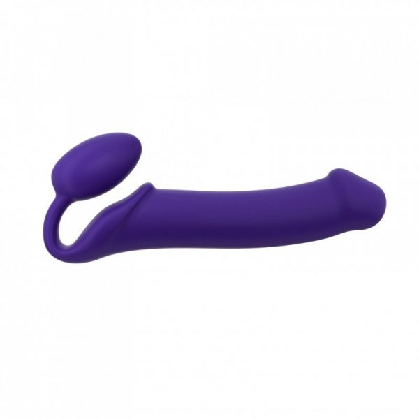 Dildo - Strap-On-Me Semi-Realistic Bendable Strap-On Purple XL