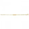 Złota bransoletka pod grawer BR.00647 15cm pr.585