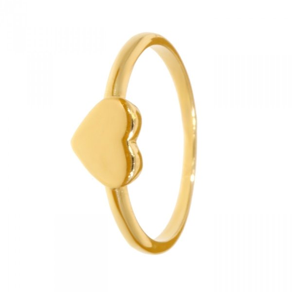 Złoty pierścionek serce PR.00605 pr.585