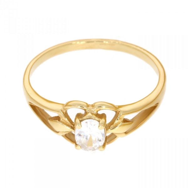 Złoty pierścionek z cyrkonią PR.00310 pr.585