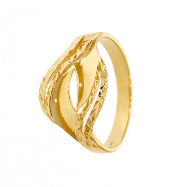  Złoty duży retro pierścionek PR.00850 pr.585