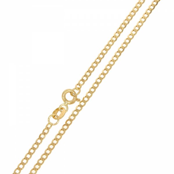 Złoty łańcuszek pancerka LA.01636 50cm pr.585
