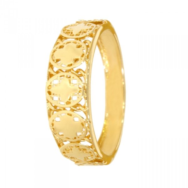 Złoty pierścionek z krzyżykiem PR.00970 pr.585