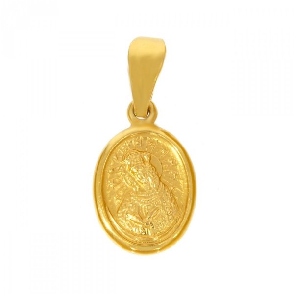 Złoty medalik z wizerunkiem Matki Bożej ME.00066 pr.585