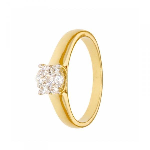 Złoty pierścionek z cyrkoniami PR.00471 pr.585