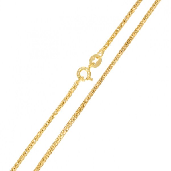 Złoty łańcuszek lisi ogon LA.00780 45cm pr.585
