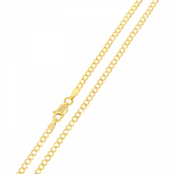  Złoty łańcuszek pancerka 50cm LA.01225 pr.585