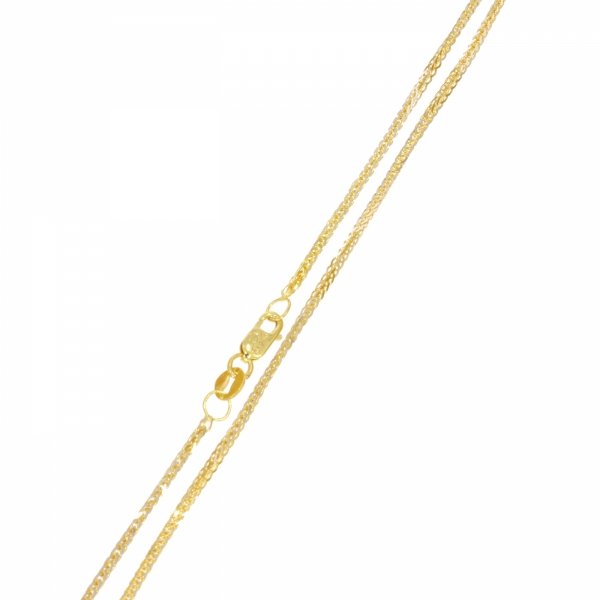  Złoty łańcuszek lisi ogon diamentowany 55cm LA.01428 pr.585