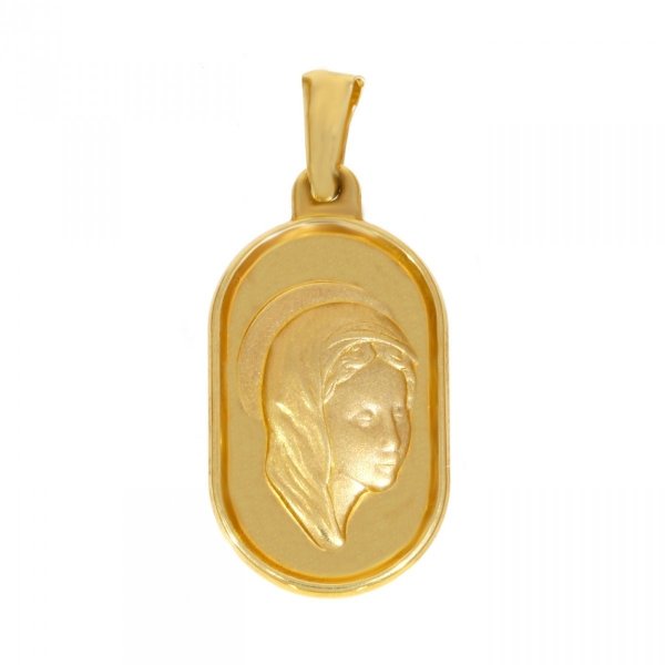 Złoty medalik z wizerunkiem Matki Bożej ME.00097 pr.585
