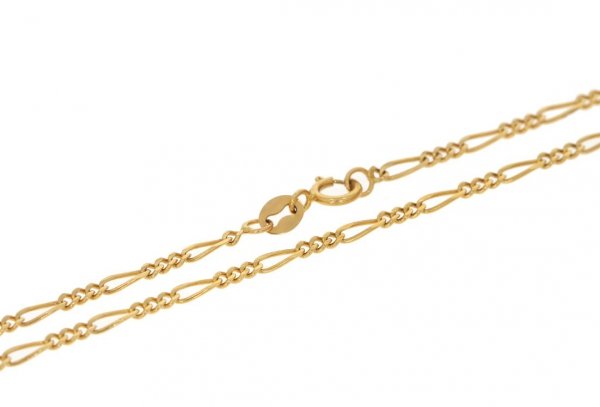 Złoty łańcuszek figaro 45cm LA.00282 pr.585