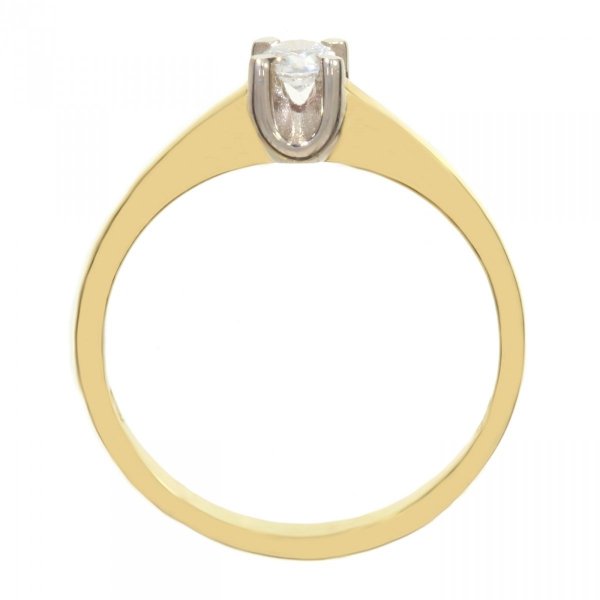Złoty pierścionek z cyrkonią PR.00026 pr.585