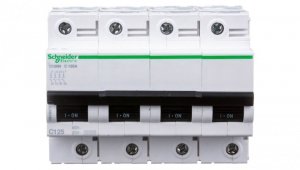 Wyłącznik nadprądowy 4P C 125A 10kA AC C120N A9N18376