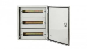 Szafa metalowa 600x600x250 mm - 78 modułów IP66 / 3 rzędy po 26 modułów F1_0213