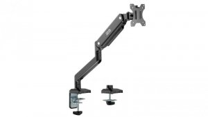 Uchwyt biurkowy do monitora uniwersalny Ergo Office, sprężyna gazowa 17-35 15kg, VESA 75x75 / 100x100, ER-445