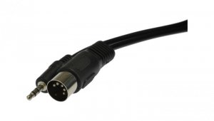 Kabel przejściówa Audio DIN 5-pin (wtyk) / mini Jack 3,5mm Stereo (wtyk) 1m