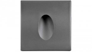 Oprawa LED dopuszkowa 1,5W 40lm 4000K/neutralna IP20 kwadratowa szara DECENTLY S1 Gray 1,5W NW GXLL169