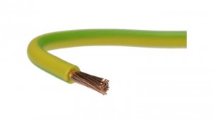 Przewód instalacyjny H05V-K / LgY 0,75 500V żółto-zielony linka giętka Elektrokabel /10m/