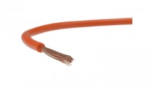 Przewód instalacyjny H07V-K / LgY 1,5 750V pomarańczowy linka giętka Elektrokabel /100m/