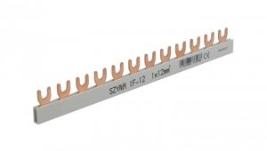 Szyna łączeniowa wideł. 1-faz. 12mm2 12modułów