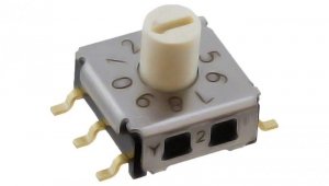 Zadajnik kodu DEC/BCD Poz 10 SMT Rstyku max 100m 1,96Ncm A6KS-102RS