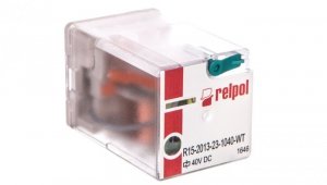 Przekaźnik przemysłowy 3P 10A 40V DC AgNi R15-2013-23-1040-WT 855313