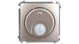 Simon Basic Wyłącznik z czujnikiem ruchu 20-500W satynowy BMCR10T.01/29