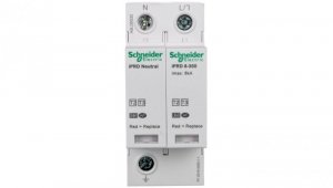 Ogranicznik przepięć Typ T2+T3 1P+N 8kA iPRD-8-8kA-350V-1PN Acti 9 A9L08500