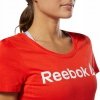 Reebok Linear Read Scoop DU4647 Damen Baumwolle T-Shirt In Rot