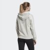 Adidas W MH HTH FZ HD EB3835 Kapuzenpullover In Hellgrau Sportbluse für Damen