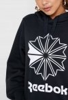 Reebok Fl Big Logo Hoodie EB5135 Damenbluse In Schwarz Kapuzenpullover für Damen