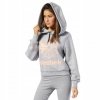 Reebok Big Logo Hoodie EB5137 Damenbluse In Grau Kapuzenpullover für Damen