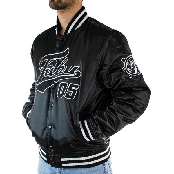 Fubu Herrenjacke Bomberjacke Varsity Jacket In Schwarz 6075092